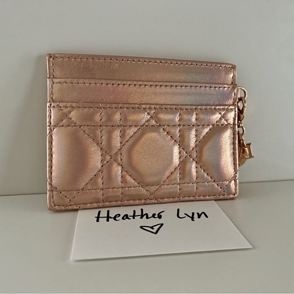 Lady Dior card holder